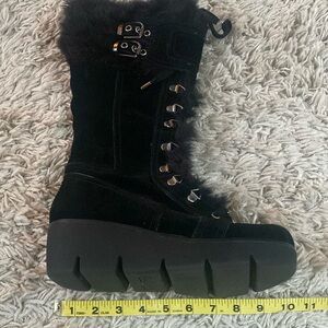Aldo black boots size 10